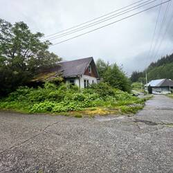Some abandoned homes.