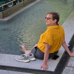 Mermaid at the fountain