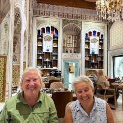 Breakfast room in our hotel