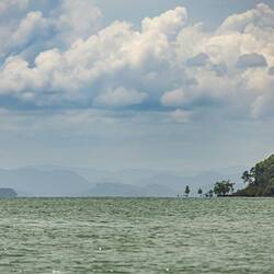In the distance you can make out Thai territory.