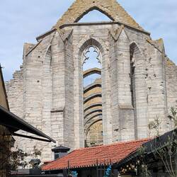 Ruins of the church. All ruins are in a state of preservation, well looked after.