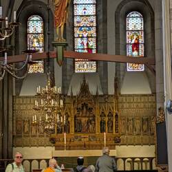 Inside st Mary's... A good time to sit and pray