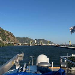 Approaching the lock