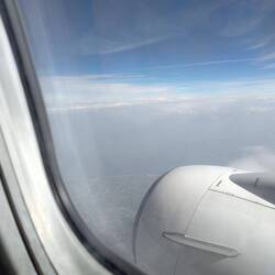 Blick auf die Küste von Belgien mit etwas diesiger Aussicht aber dafür tollen Wolkenformationen☁️⛅