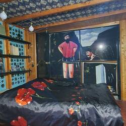 Ein doch spezielles Zimmer im Guesthouse Aisi....wunderbar geschlafen