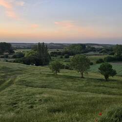 Sunrise before leaving Atapuerca