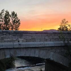 Sunrise out of Belorado