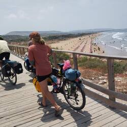 Am Strand und im Wasser ist etwas los