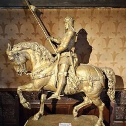 Edward of Woodstock (1330-1376), der "Schwarze Prinz", in der Great Hall
