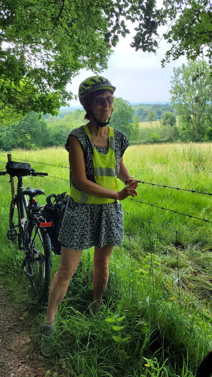 Nach Ightham Mote geht es durch dichte Laubwälder und manchmal über Stock und Stein