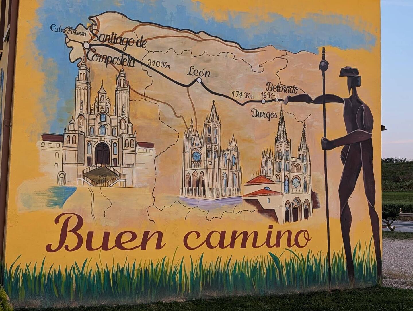 Belorado had so many murals all throughout the town. I really enjoyed being there.