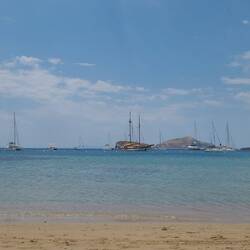 Blick vom vom Strand