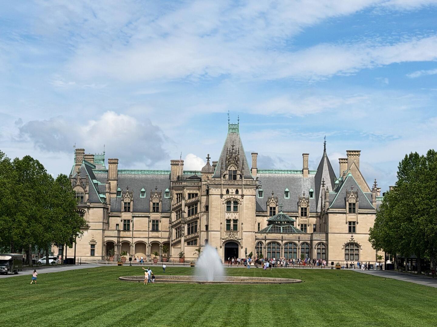 Das Biltmore House südlich von Asheville