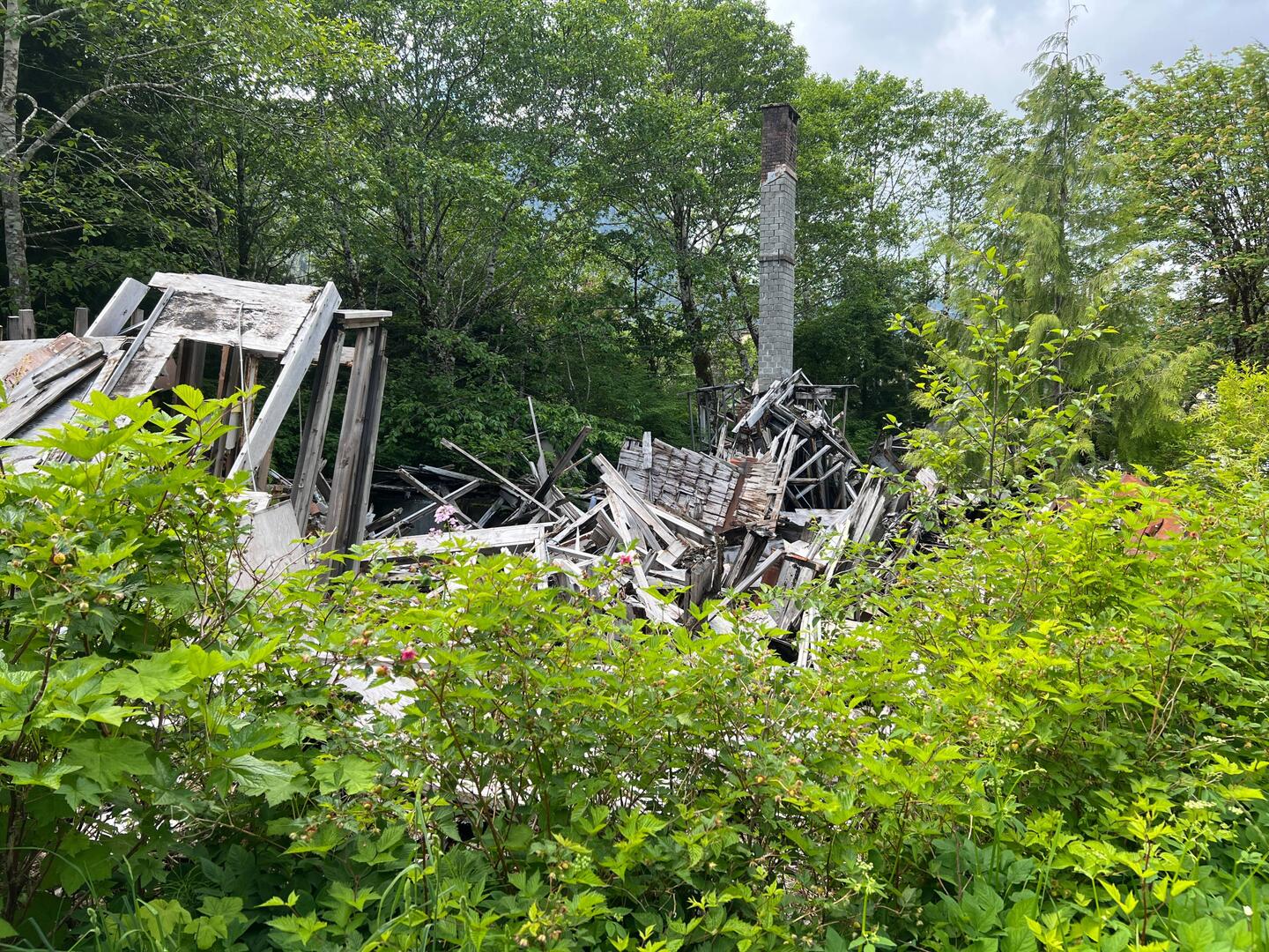 Remains of Garden Apartments