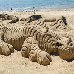 Sand sculpture