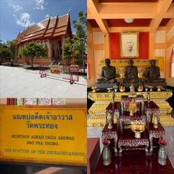 Shrine dedicated to a beloved monk