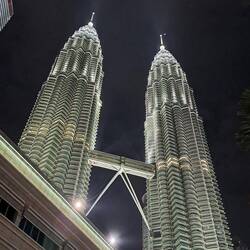 Towers by night