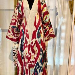 Ikat fabric was popular