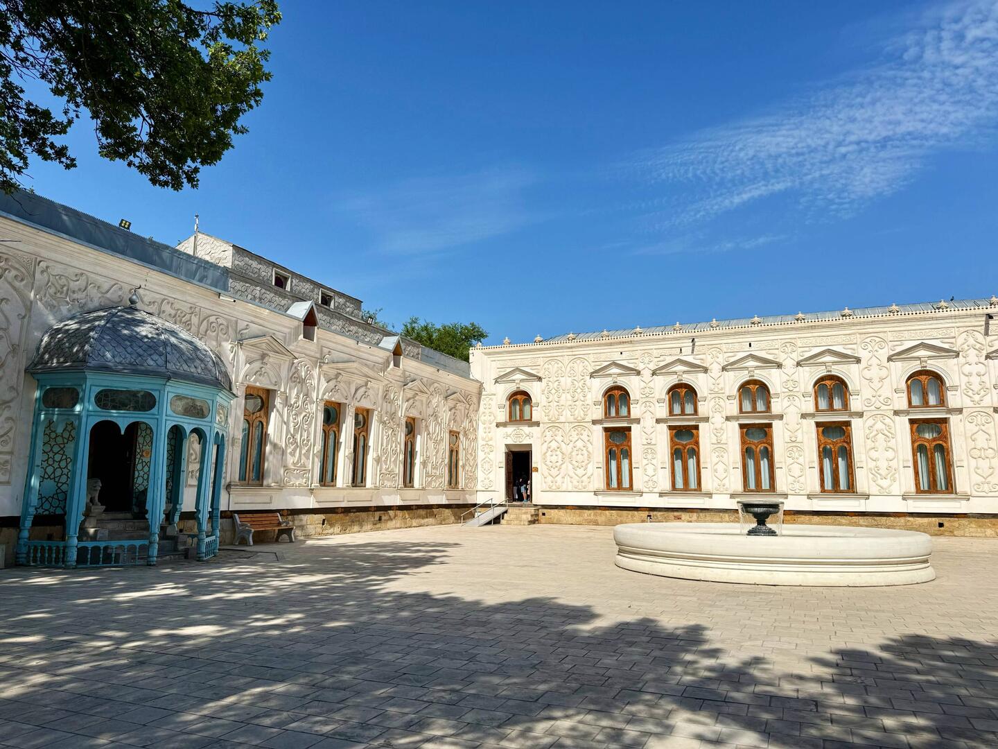 Emir's reception courtyard (designed with European details)