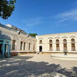 Emir's reception courtyard (designed with European details)