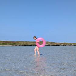 Einmal auf den Hebriden in den Bikini hüpfen...