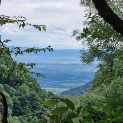 Blick in die Ebene von Kachetien