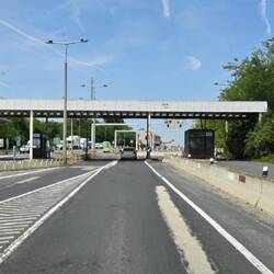 Grenze aus Ungarn, freie Fahrt