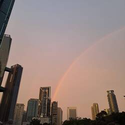 Nach dem Gewitter gibt's einen Regenbogen 🌈