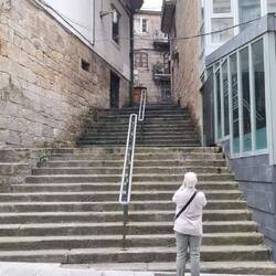 Steps in Vigo old town