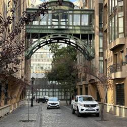 Street scene in city core