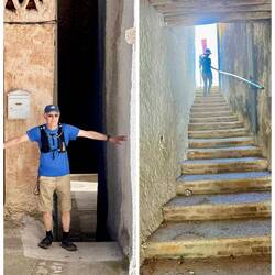 Narrowest tinao yet- over an acequia, now piped underground