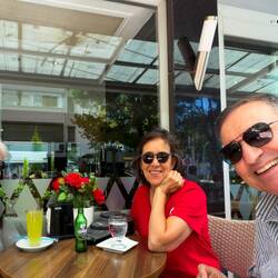 Lucky to squeeze in a visit with Esin — Alsancak, İzmir.