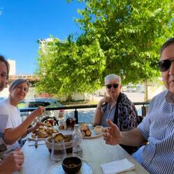 Breakfast at Francala ... with Aylin & Murat — Bostanlı, İzmir.