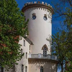 Turm des Schlösschens von Graf Karl von Sievers
