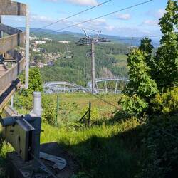 Auf der Sommerrodelbahn ist noch nichts los
