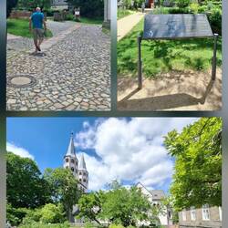 Romanischer Garten im Kloster Neuwerk