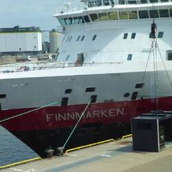 Der erste Blick aufs Schiff