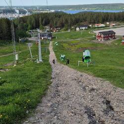 Skiliftanlage. Uns hat der Esel geritten, hier aufzusteigen 🥵🙈.