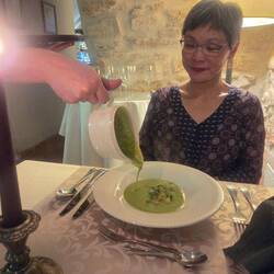Wild garlic soup