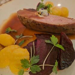 Duck Breast with gnocchi