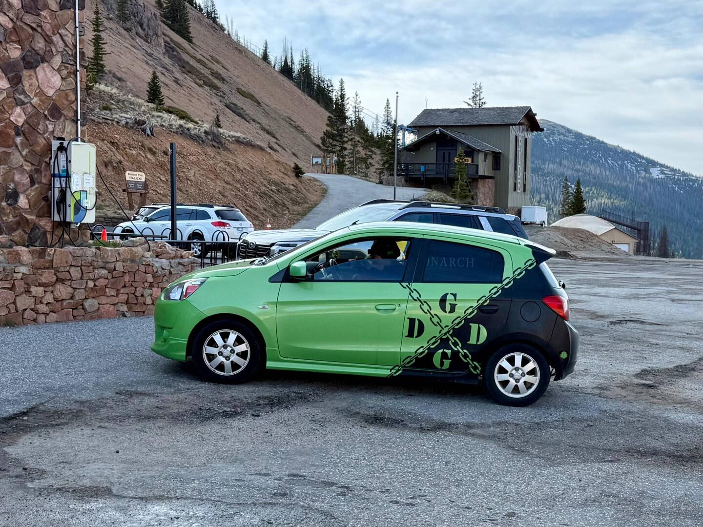 Ankunft auf dem Pass