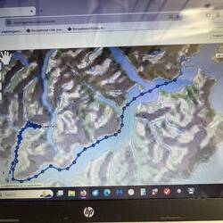 My Inreach track today.