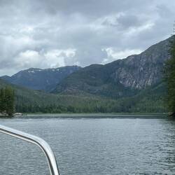 Approaching Eucott Bay