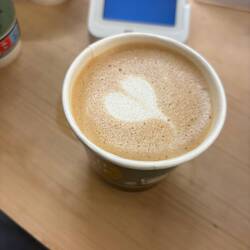 schmeckte sehr gut, beim Gewinnspiel mit dem Hauptpreis, Kaffeemaschine, ging ich leider leer aus