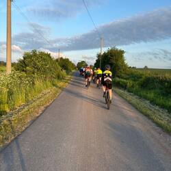 gute Gruppe ca. 20km vor Neustrelitz (2.Depot)