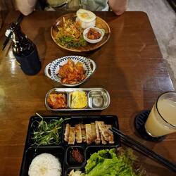 Koreanisches Restaurant im Ort