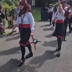 The first Saddleworth Garland Day celebrating May and the coming of summer.