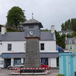 Town clock tower