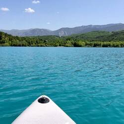 Mit dem SUP auf dem See ist meditativ 🧘‍♂️