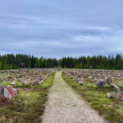 Rund 17'000 Natursteine liegen hier...